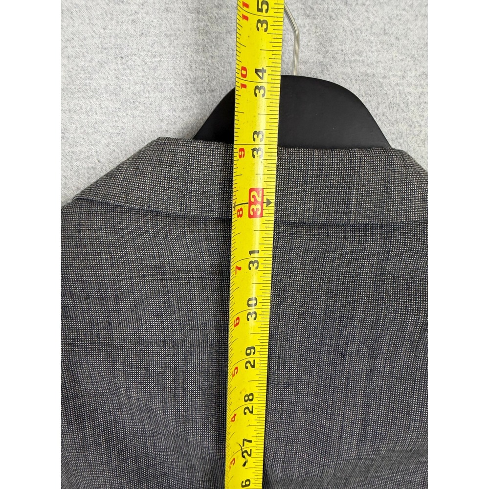 Botany 500 Mens 2 Piece Suit Gray Micro Pattern Blazer Trousers 36x30.5 42R - Picture 8 of 13